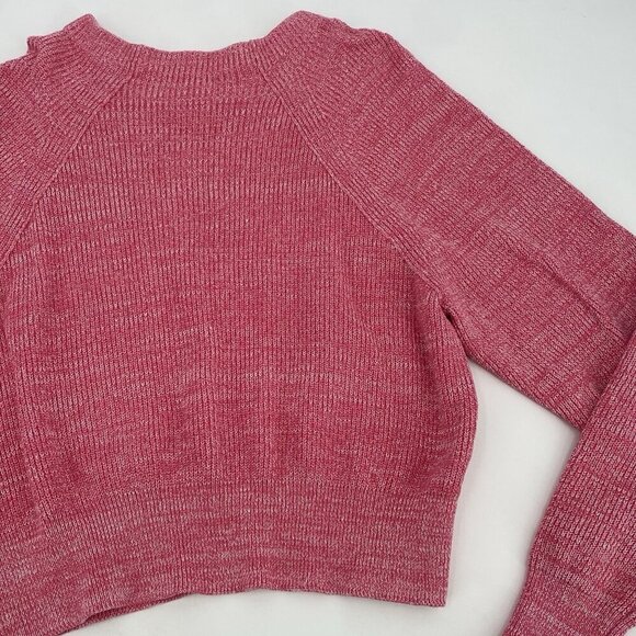 Free People Too Good Pullover Knit Sweater Candy Pink Womens Size M - Picture 4 of 11